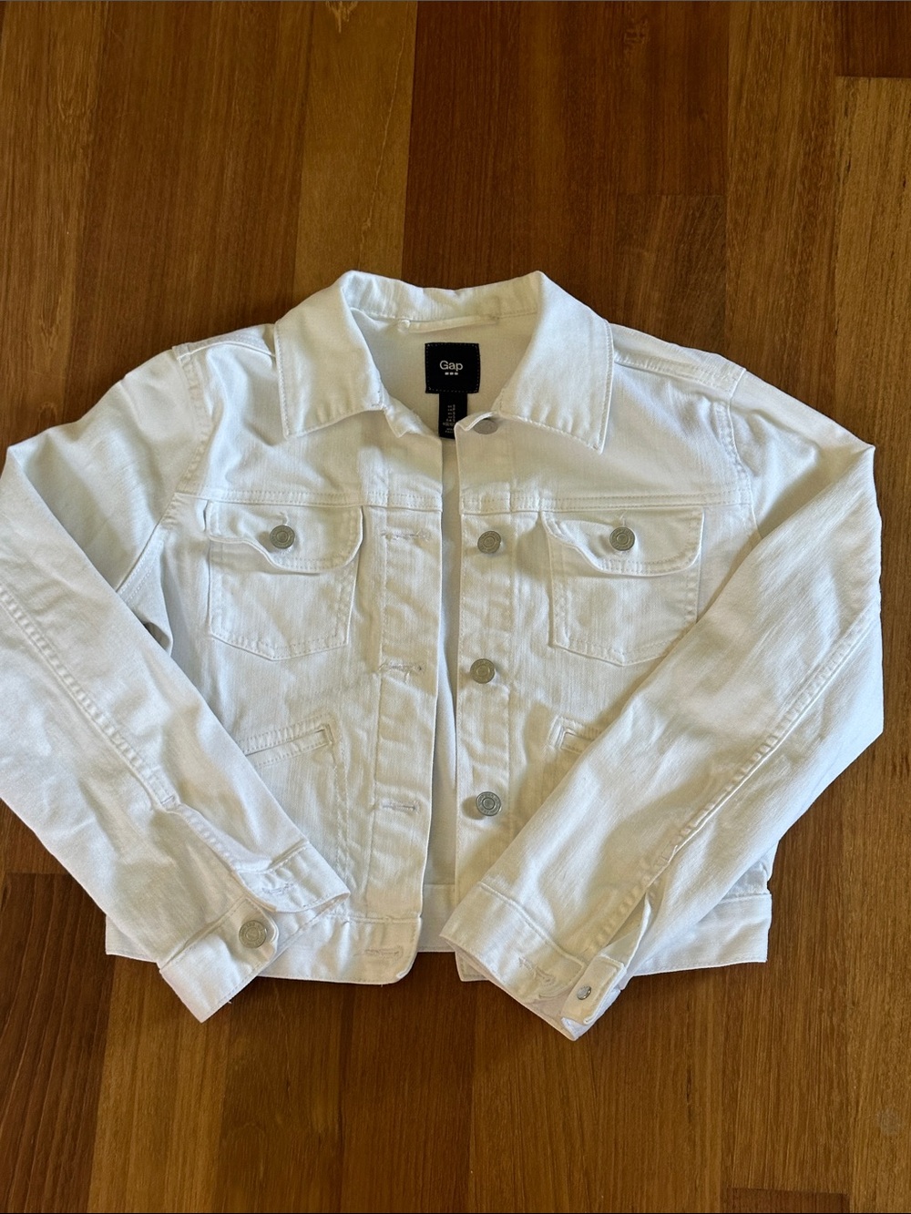GAP White Denim Jacket